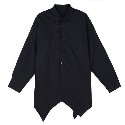 Camisa Manga Larga Irregular para Hombre - Image 10