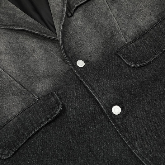 Chaqueta Denim con Degradado Tinta - Moda Casual Premium para Hombre - Image 4