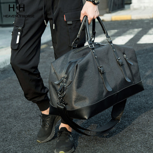 Bolsa de Viaje de Gran Capacidad Resistente al Agua - Maletín Oxford para Hombre - Image 4
