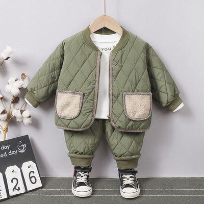 Traje de Pastelería de Dos Piezas Unisex con Terciopelo Acolchado - Image 4
