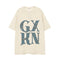 Playera Casual con Bordado de Letras Creativas