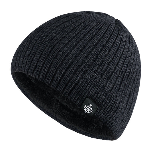 Gorro de Lana para Hombre con Etiqueta Copo de Nieve - Abrigo Reforzado para Exterior - Image 3