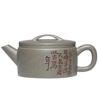 Tetera Artesanal de Barro Púrpura con Boca Ancha - Té Premium Hanwa - Image 5