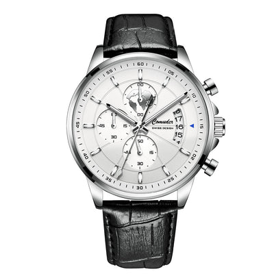 Reloj Automático para Hombre Resistente al Agua con Calendario y Esfera Luminosa - Image 5