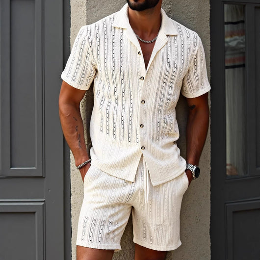 Conjunto Deportivo Hombre Transpirable con Detalles Calados - Image 3