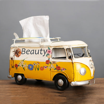 Organizador de Pañuelos Autobús Floral Retro - Decoración del Hogar - Image 7