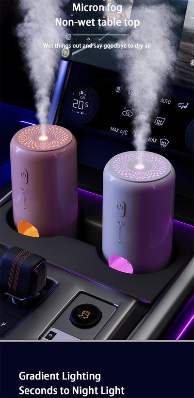 Humidificador Inalámbrico para Auto con Purificador de Aire y Aromaterapia - Image 11