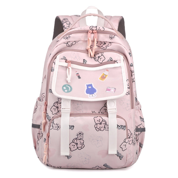 Mochila Escolar Infantil Adorable con Diseños Impresos