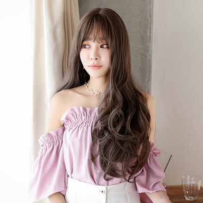 Peluca Larga Ondulada con Rizos Voluminosos - Cabello Sintético Natural Realista - Image 3