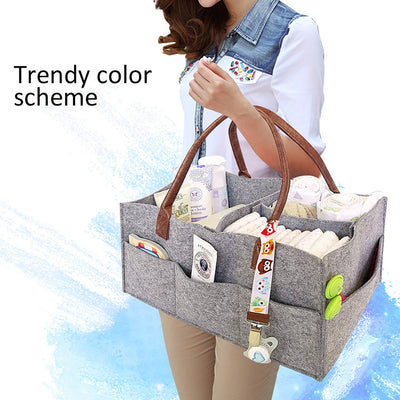 Bolsa Organizadora de Pañales Personalizada en Fieltro - Image 17