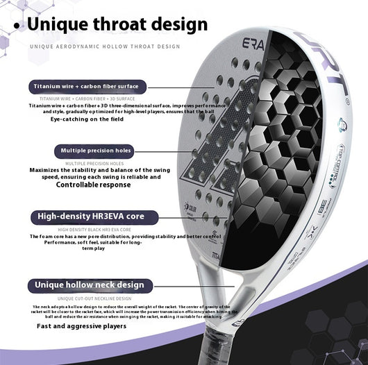 Raqueta de Tenis de Fibra de Carbono Estructura Jaula - Image 32