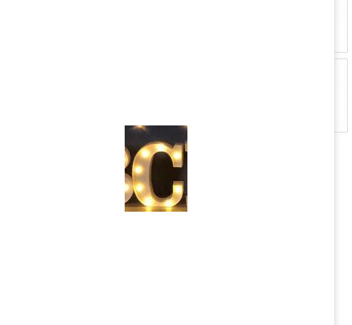 Letras y Números LED Luminosos para Decoración - Lámpara de Batería Romántica - Image 52