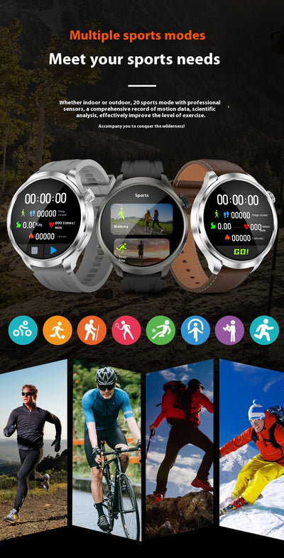 Reloj Deportivo Inteligente con Monitor de Frecuencia Cardíaca y Brújula - Image 34