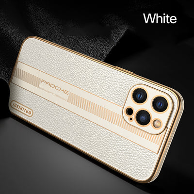 Funda de Cuero Premium para iPhone con Protección Total de Lentes - Image 9