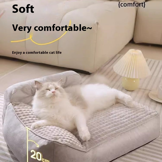 Cama Nido para Gatos Todo Clima - Desmontable y Lavable
