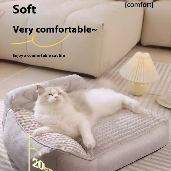 Cama Nido para Gatos Todo Clima - Desmontable y Lavable