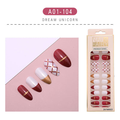 Uñas Postizas Acabadas Estilo Europeo y Americano - Image 11