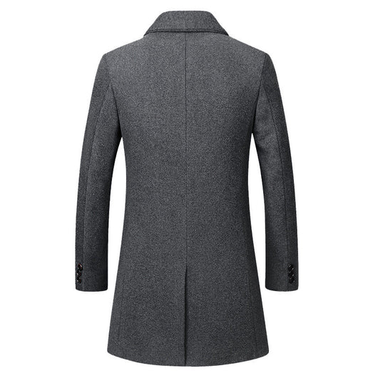 Abrigo Largo de Lana para Hombre - Elegancia y Calidez - Image 6