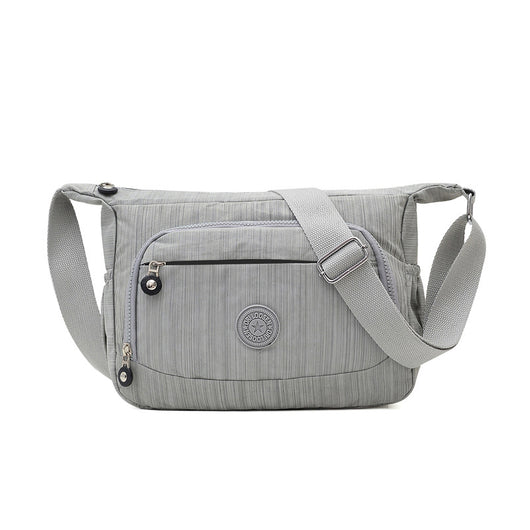 Bolso de Hombro Casual para Mamá - Tela Nylon Lavado Diagonal - Image 11