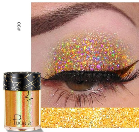Paleta de Sombras Shimmer Pudaier 3.5G - Maquillaje Profesional con Acabado Mate y Brillante - Image 7