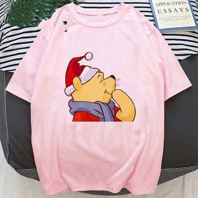 Playera Navideña con Estampado de Papá Noel y Reno - Image 36