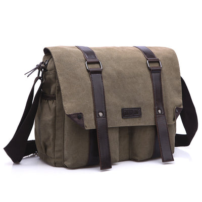 Bolsa de Lona Casual para Hombre - Diseño Minimalista y Versátil - Image 6