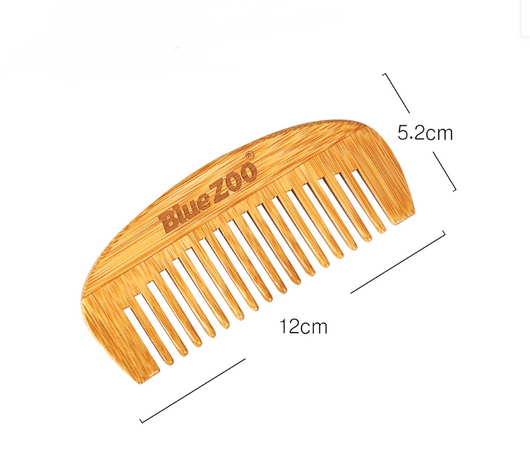 Peine de Bambú Natural con Masaje Capilar Anti-estático para Hombre y Mujer - Image 4