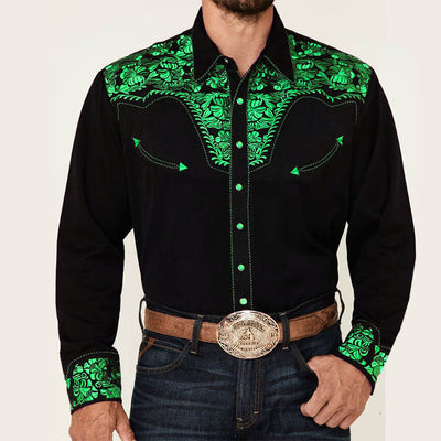 Camisa Casual de Manga Larga con Estampado 3D - Image 24