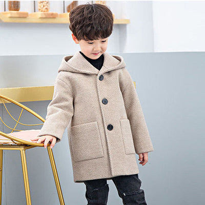 Abrigo de Lana para Niño Largo Invierno - Image 6