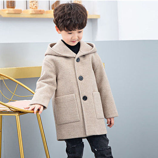 Abrigo de Lana para Niño Largo Invierno - Image 6