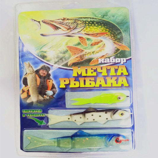 Kit de Cebos Plásticos Blandos para Pesca