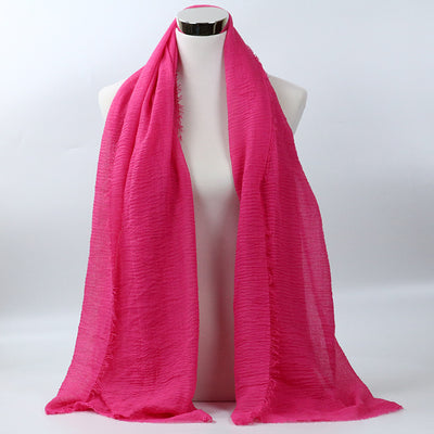 Foulard de Algodón Monocromático Versátil - Image 8