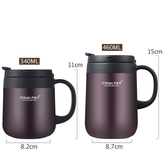 Taza de Acero Inoxidable 304 con Letras Personalizadas y Asa - Image 4