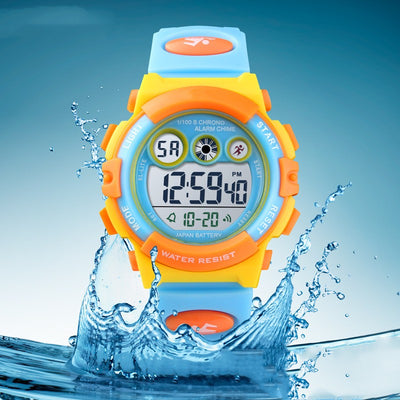 Reloj Electrónico Estudiantil Impermeable Transparente con Diseño Personalizado
