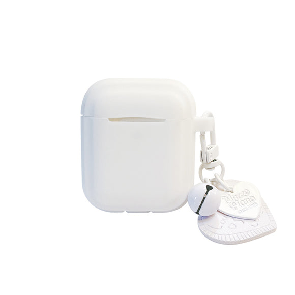 Funda Protectora AirPods Blanco Lechoso Compatible con Apple