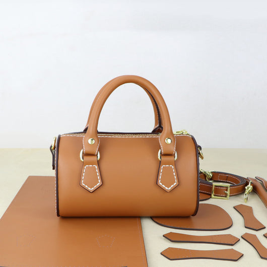 Bolsa de Cuero Genuino para Proyectos DIY y Artesanía