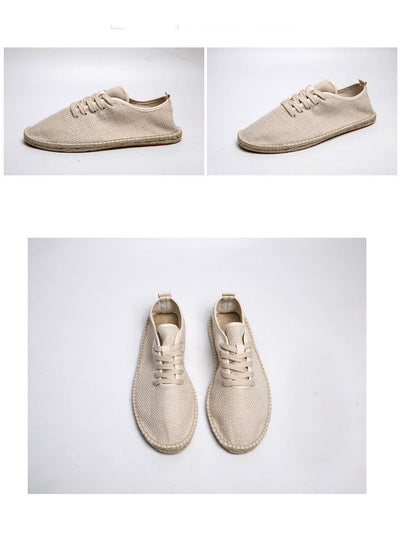 Zapatos Casuales de Algodón y Lino para Hombre - Image 8