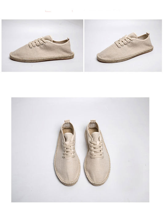 Zapatos Casuales de Algodón y Lino para Hombre - Image 8