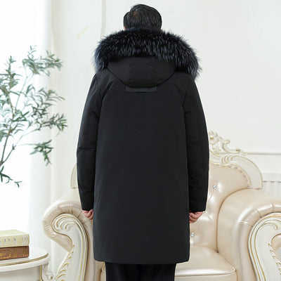 Abrigo Grueso Impermeable para Hombre - Abrigo Largo Térmico de Invierno - Image 8
