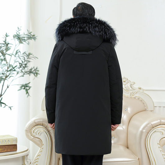 Abrigo Grueso Impermeable para Hombre - Abrigo Largo Térmico de Invierno - Image 8