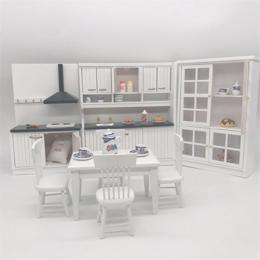 Cocina de Casita de Muñecas Miniatura 12 Piezas - Image 9