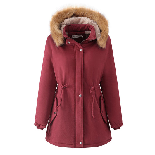 Abrigo de Piel de Cordero Acolchado para Mujer - Image 17