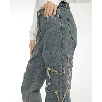 Jeans Talle Alto Primavera con Cintura Drapeada y Corte Recto Acampanado - Image 7