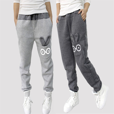 Pantalones Harem Deportivos Cómodos para Mujer con Diseño de Conejo - Image 9