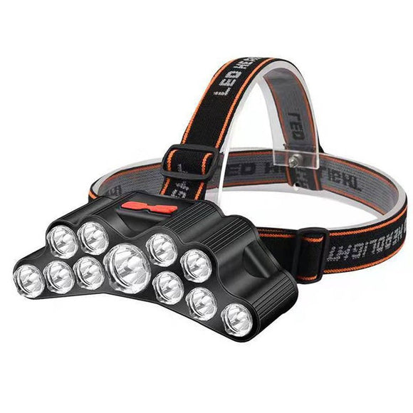 Linterna Frontal LED Impermeable para Pesca Nocturna