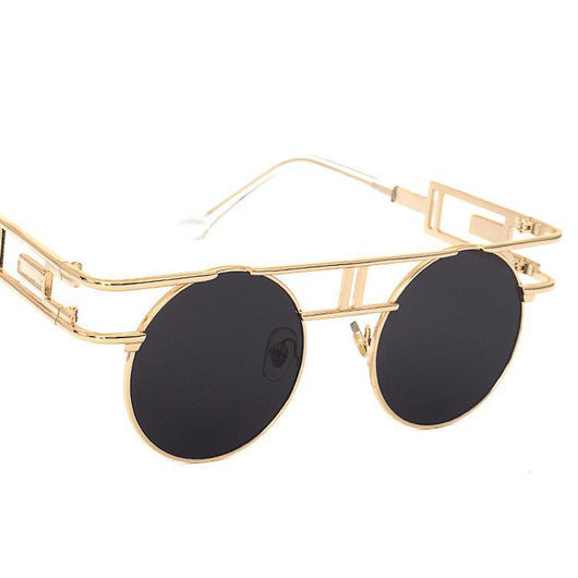 Gafas de Sol Steampunk Vintage Redondas para Hombre y Mujer - Image 27