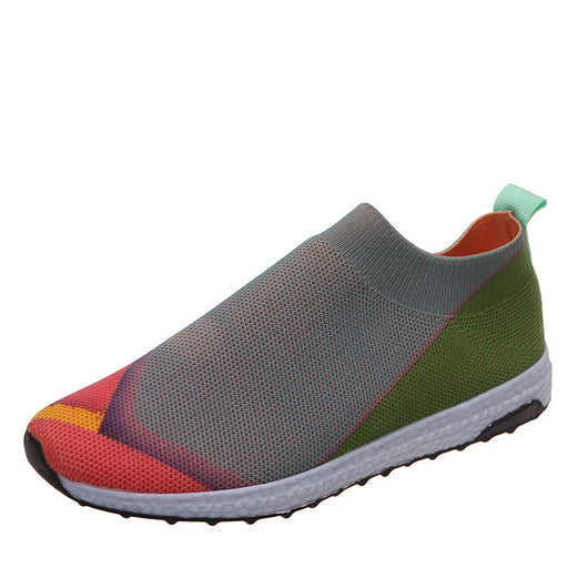 Tenis Casuales para Mujer con Tejido Volador y Bloques de Color - Image 3