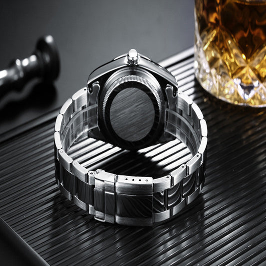 Reloj Automático de Acero con Esfera Luminosa - Image 2