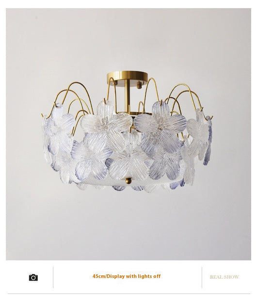 Lámparas de Cristal Coloreado Estilo Romántico Francés - Image 13