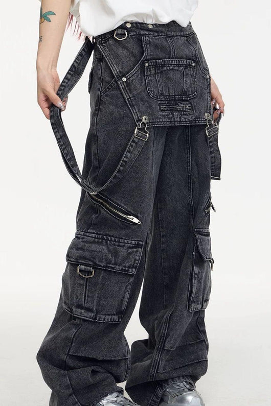 Pantalones Vaqueros Estilo Vintage Americano con Costuras de Diseño - Image 24